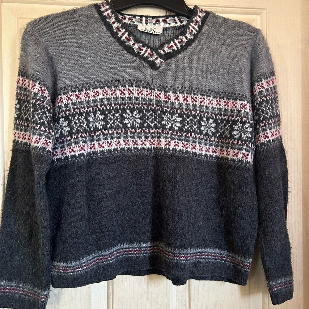 Vintage MK Sweaters Wool Christmas Sweater